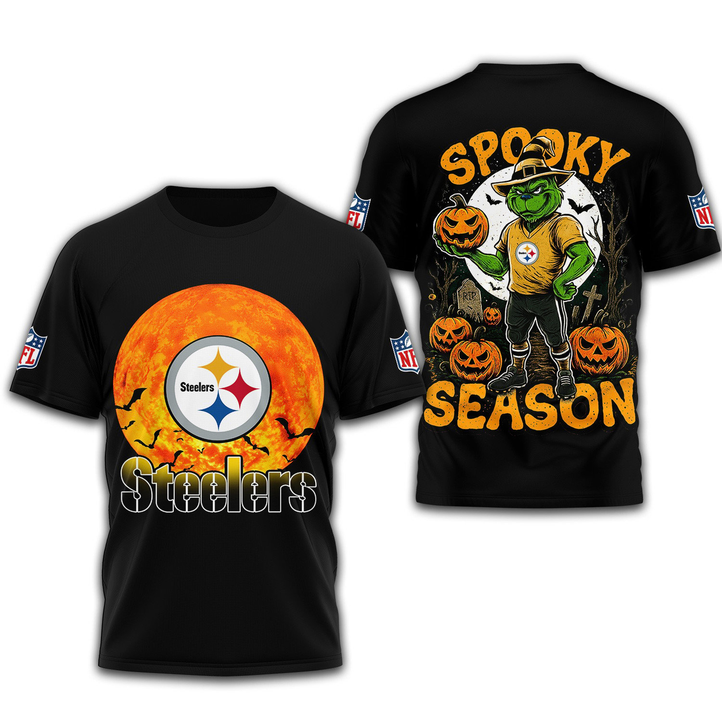 PS Premium NFL Spooky Season 3D Shirt DDT CTND