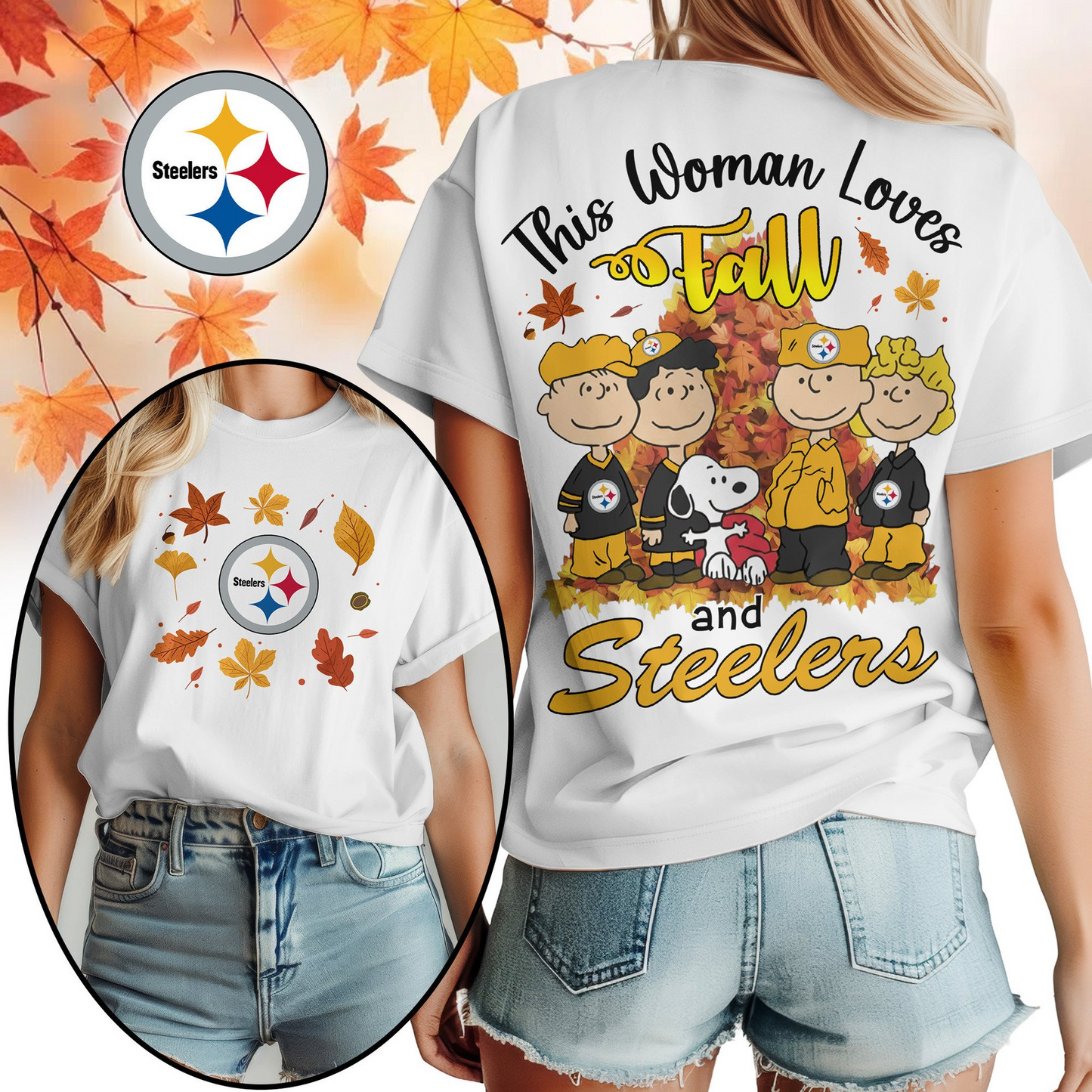 PS Premium NFL This Woman loves fall 3D Shirt DDT CTND
