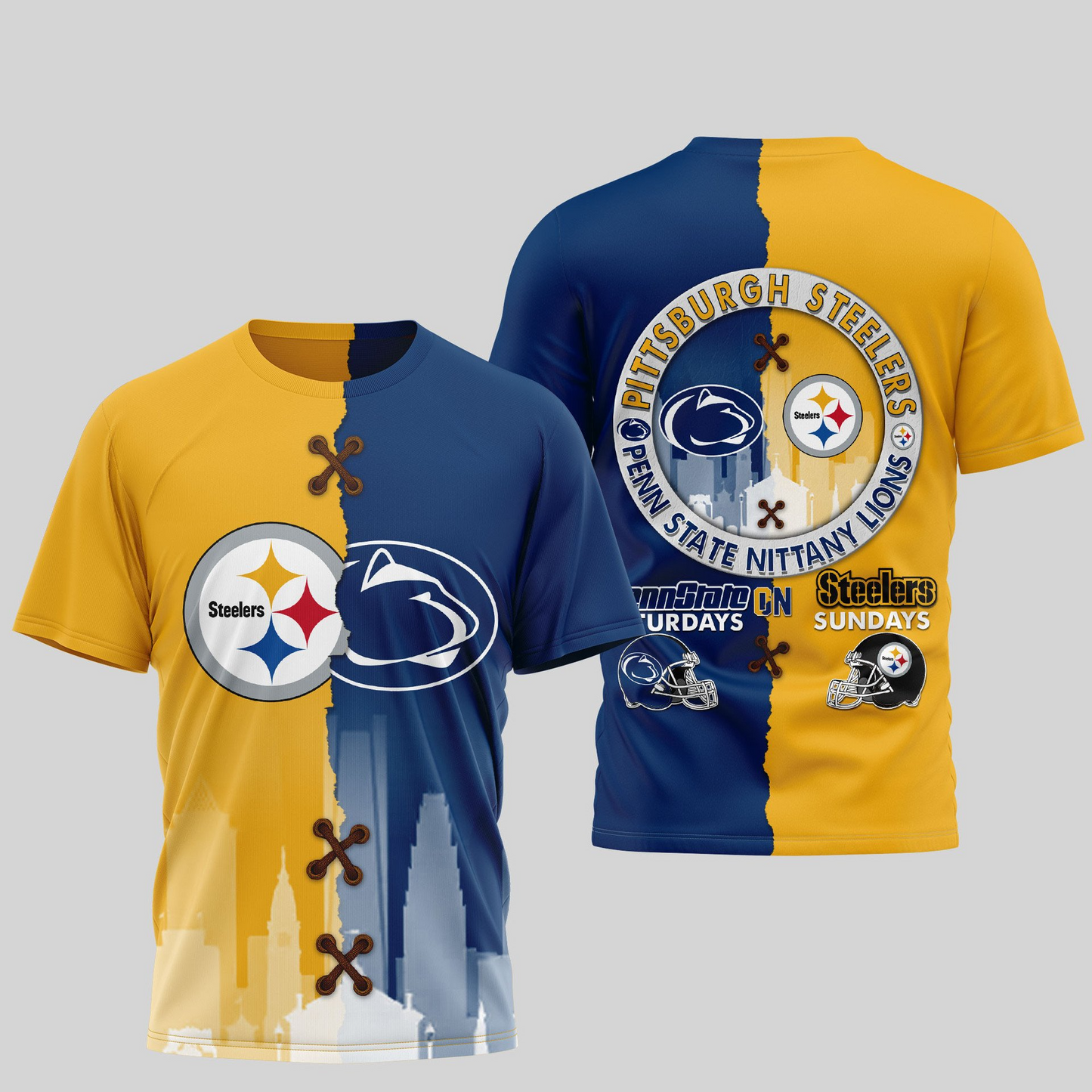 PS Premium NFL x NCAA 3D T-shirt DDT NTL