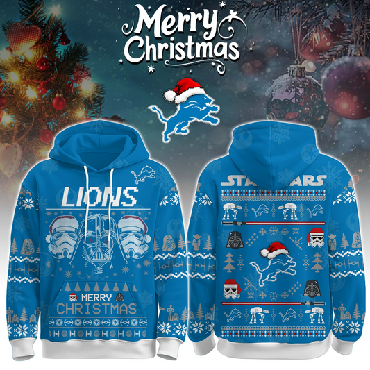 remium NFL DET x STW Merry Christmas Hoodie V1 NMD TTV