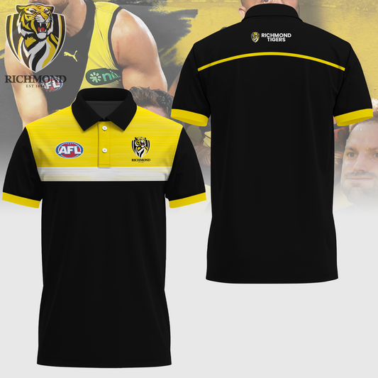 Richmond Football Club AFL Limited Edition Polo Shirt TM - Super Savings When Buying Combo V2