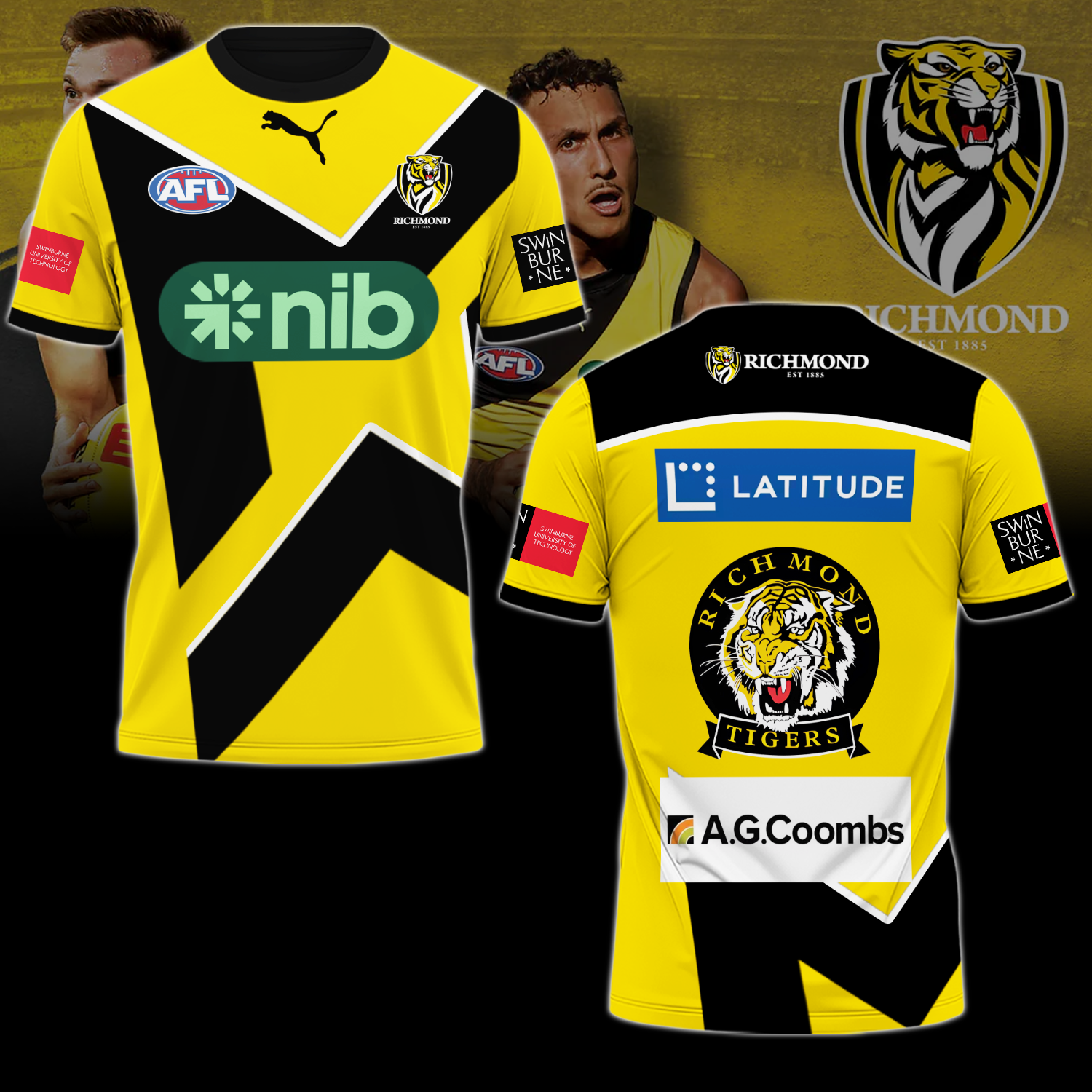 Richmond Football Club AFL Limited Edition T-Shirt TM V1