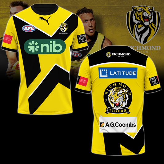 Richmond Football Club AFL Limited Edition T-Shirt TM - You will save more when you buy the clothes and hat combo V1