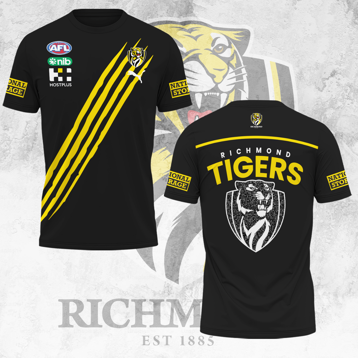 Richmond Football Club AFL Limited Edition T-Shirt TM V1