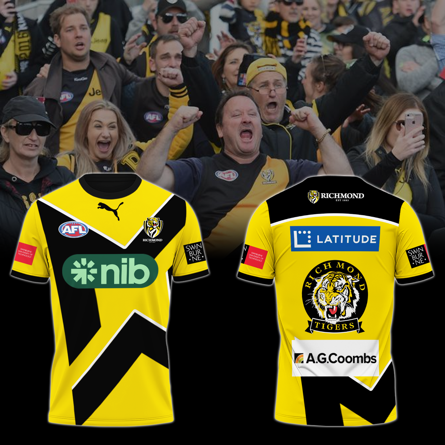 Richmond Football Club AFL Limited Edition T-Shirt TM V2