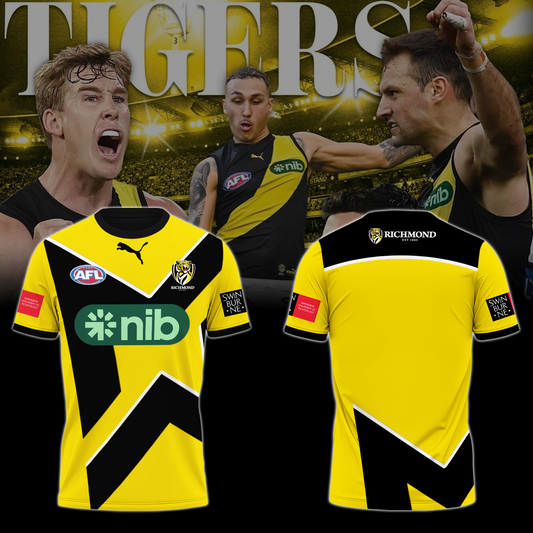 Richmond Football Club AFL Limited Edition T-Shirt TM - You will save more when you buy the clothes and hat combo V3