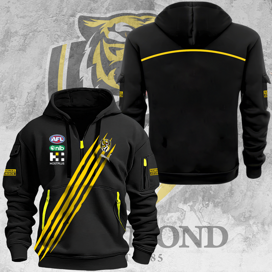 Richmond Football Club AFL Tigers Limited Edition Zipper Hoodie TM V2