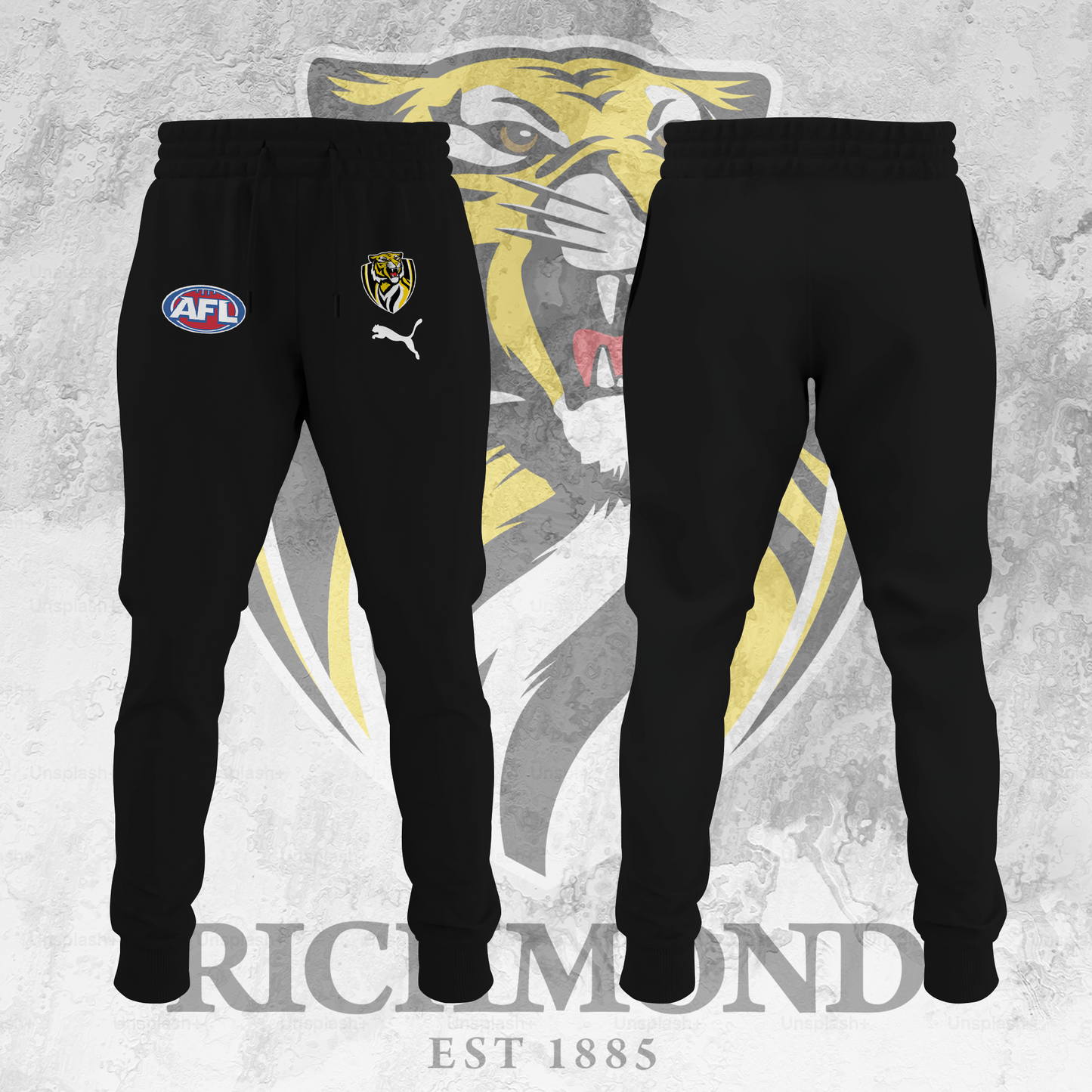 Richmond Tigers AFL 2025 Limited Edition Joggers TM V1