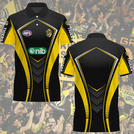 Richmond Tigers AFL 2025 Polo Shirt TM NTA V2