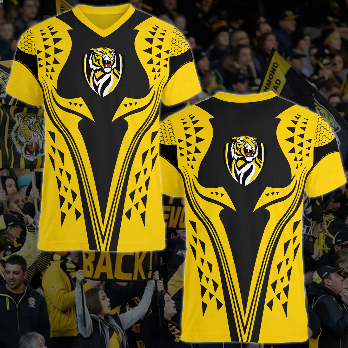 Richmond Tigers AFL 2025 T-Shirt TM NTA V1