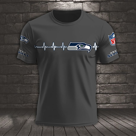 SEA x NFL Heart Rate Map Special 3D Shirt DatND ThuongNH