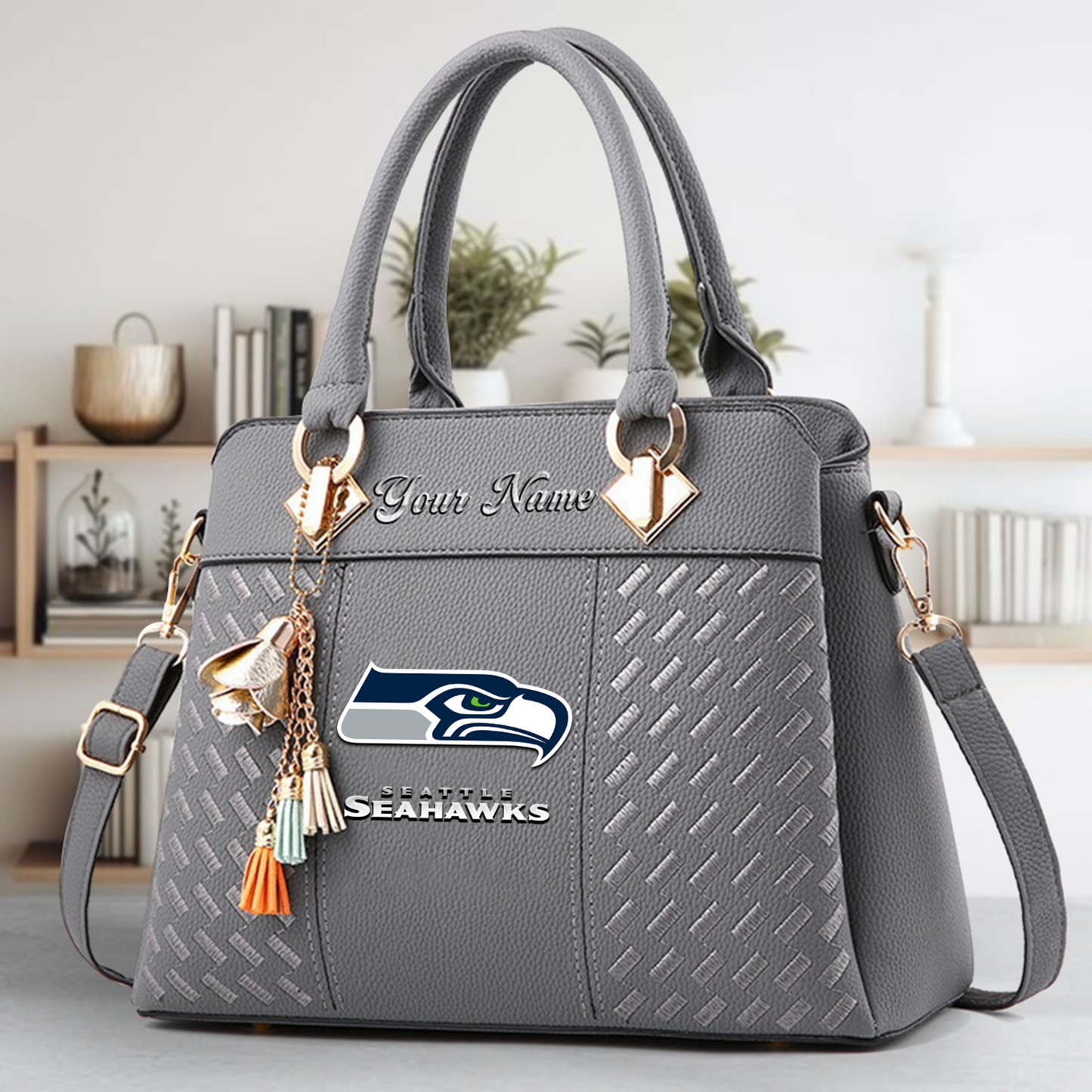 SEA x NFL Leather Bag DATND TANTD