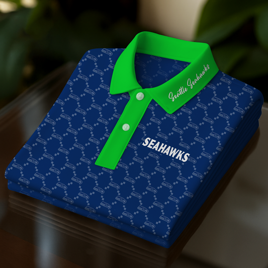 SEA x NFL Premium Polo Shirt 3008 DatND DVT
