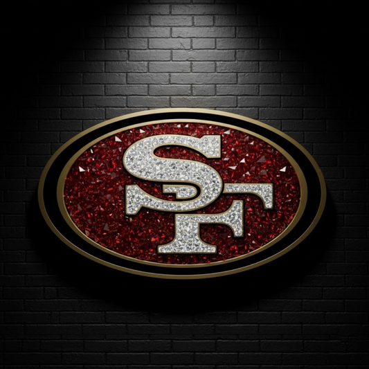 SF X NFL Diamond Crystal Wall Art DatND DVT