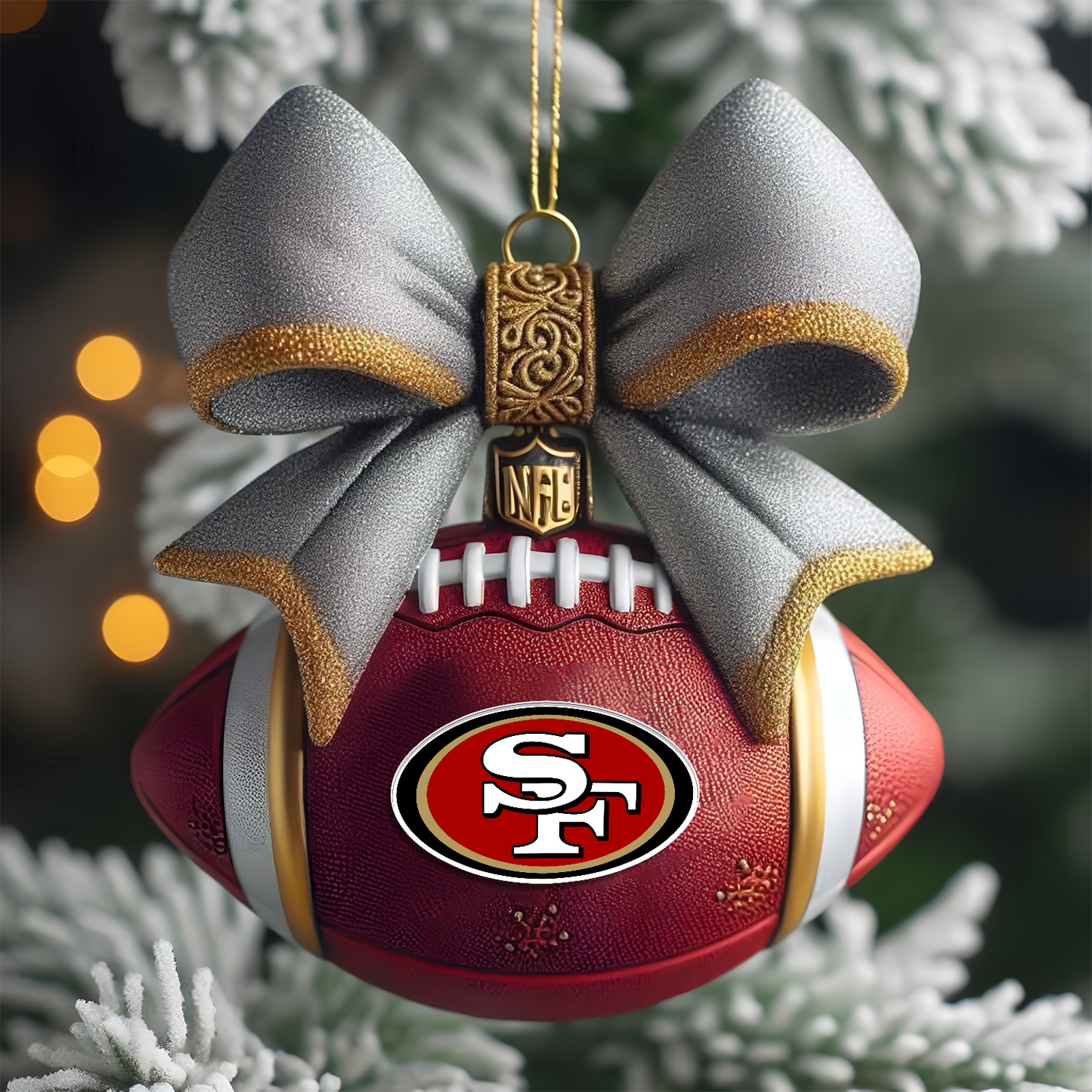 SF X NFL Holiday Ornament 2025 - Spirit of the Game V1 NAK NHT
