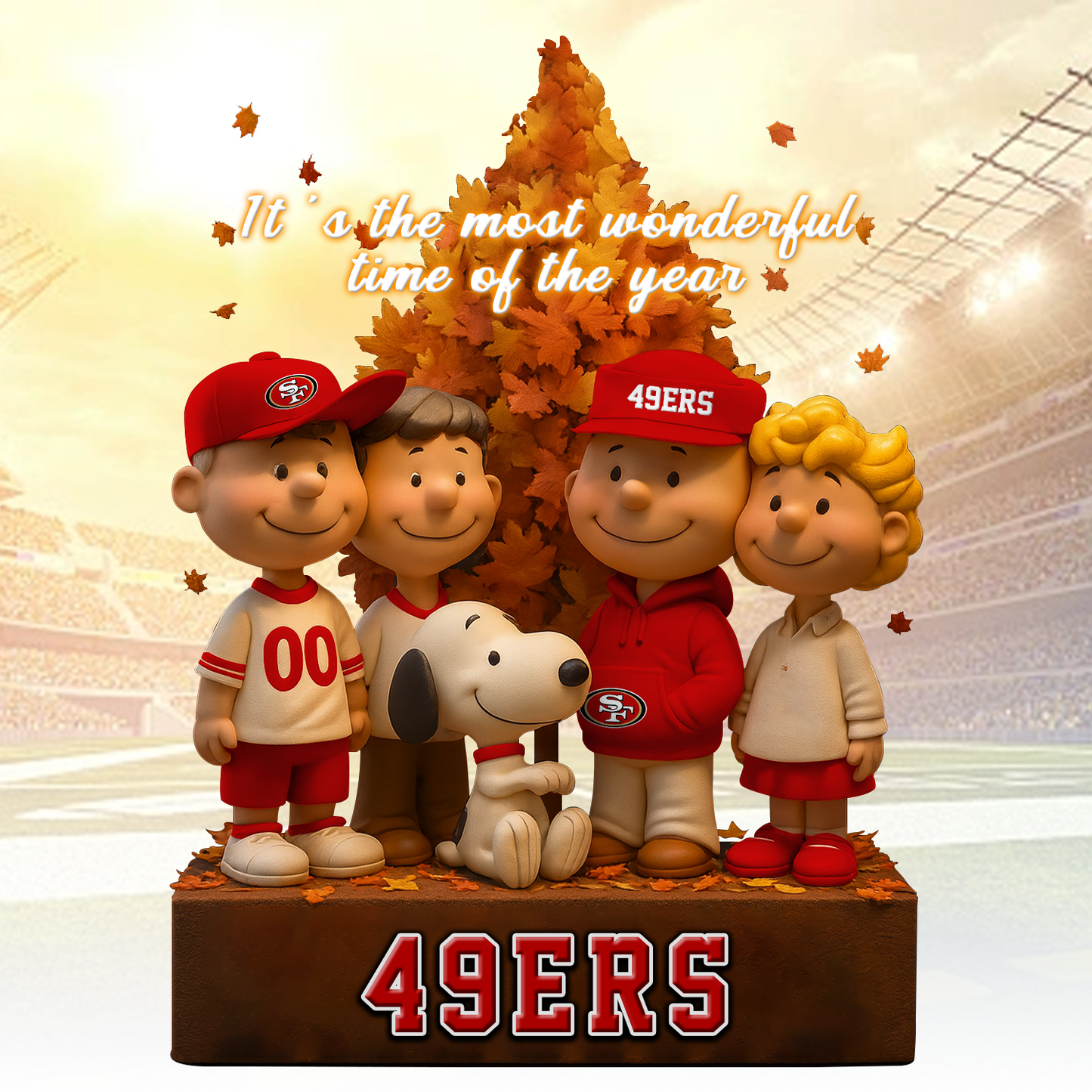 SF x NFL Premium Acrylic Block Peanuts DATND TANTD 120825
