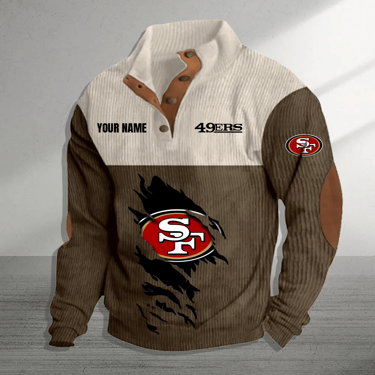 SF x NFL Premium Personalized Game-Day Pullover DATND TANTD