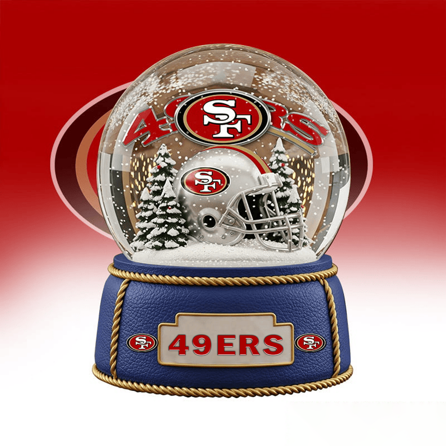 SF x NFL Prenium Christmas Acrylic Block Plaque TUANND TANTD