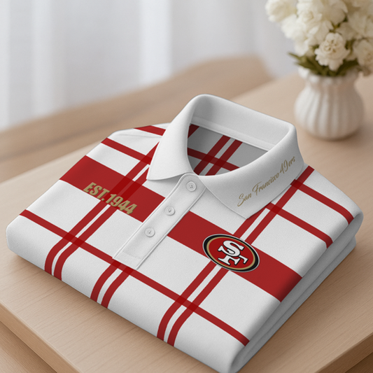 SF X Premium NFL New Polo Long Sleeve V1 NAK NHT