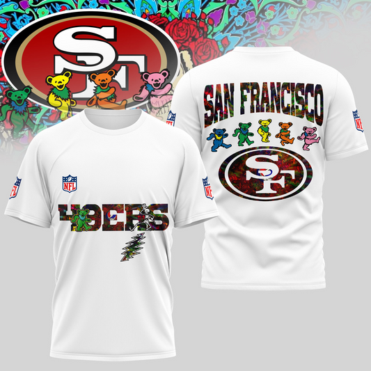 SF49 Premium NFL Dancing Bear T-Shirt DDT HLPHUONG