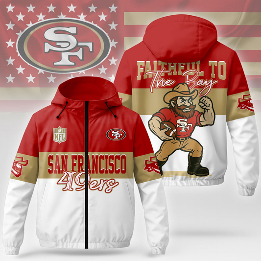 SF49 Premium NFL Fan Pride Windbreaker Jacket DDT NTL