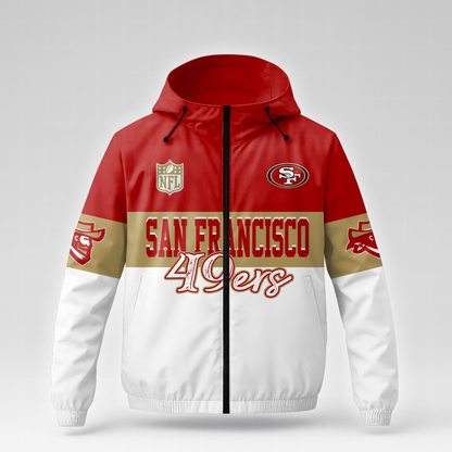 SF49 Premium NFL Fan Pride Windbreaker Jacket DDT NTL
