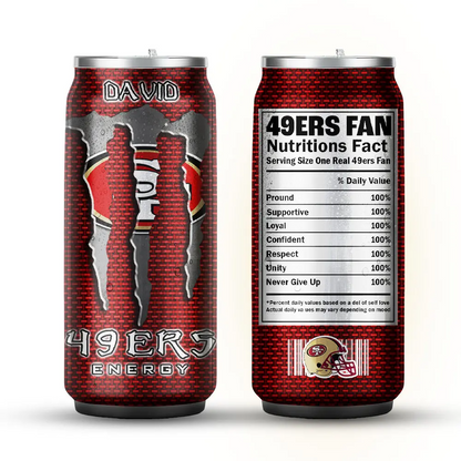 SF49 Premium NFL Monster Can Tumbler DDT CTND