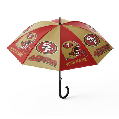 SF49 Premium NFL Open Folding Umbrella DDT NTL