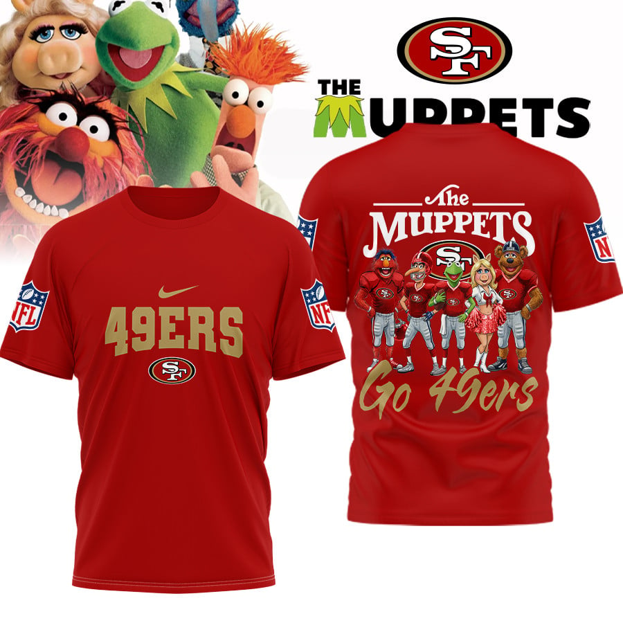 SF49 Premium NFL The Muppets 3D Shirt DDT CTND