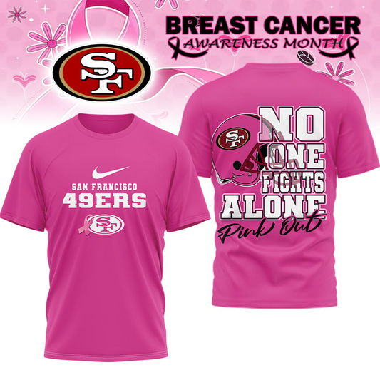 SF49 x NFL Premium Breast Cancer October Shirt DDT NTL