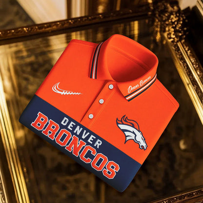 SIGNATURE NFL X DEN BUSINEES CLASSIC LONG POLO SHIRT NDT NHM