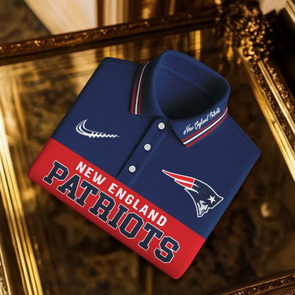 SIGNATURE NFL X NE BUSINEES CLASSIC LONG POLO SHIRT NDT NHM