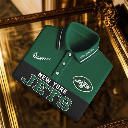 SIGNATURE NFL X NYJ BUSINEES CLASSIC LONG POLO SHIRT NDT NHM