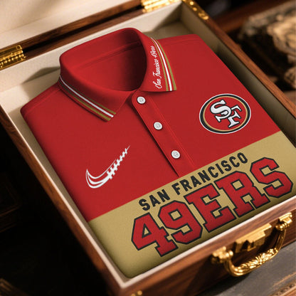 SIGNATURE NFL X SF BUSINEES CLASSIC LONG POLO SHIRT NDT NHM