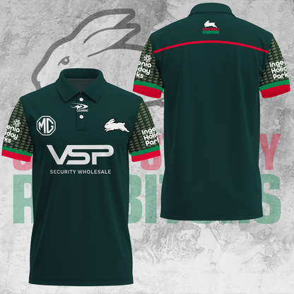 South Sydney Rabbitohs NRL 2025 Limited Edition Polo Shirt TM - Super Savings When Buying Combo - Super Savings When Buying Combo V2