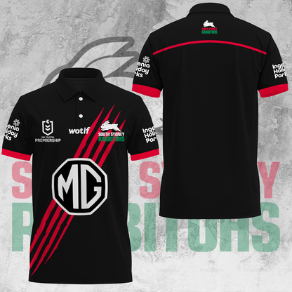 South Sydney Rabbitohs NRL 2025 Special Edition Polo Shirt TM V2