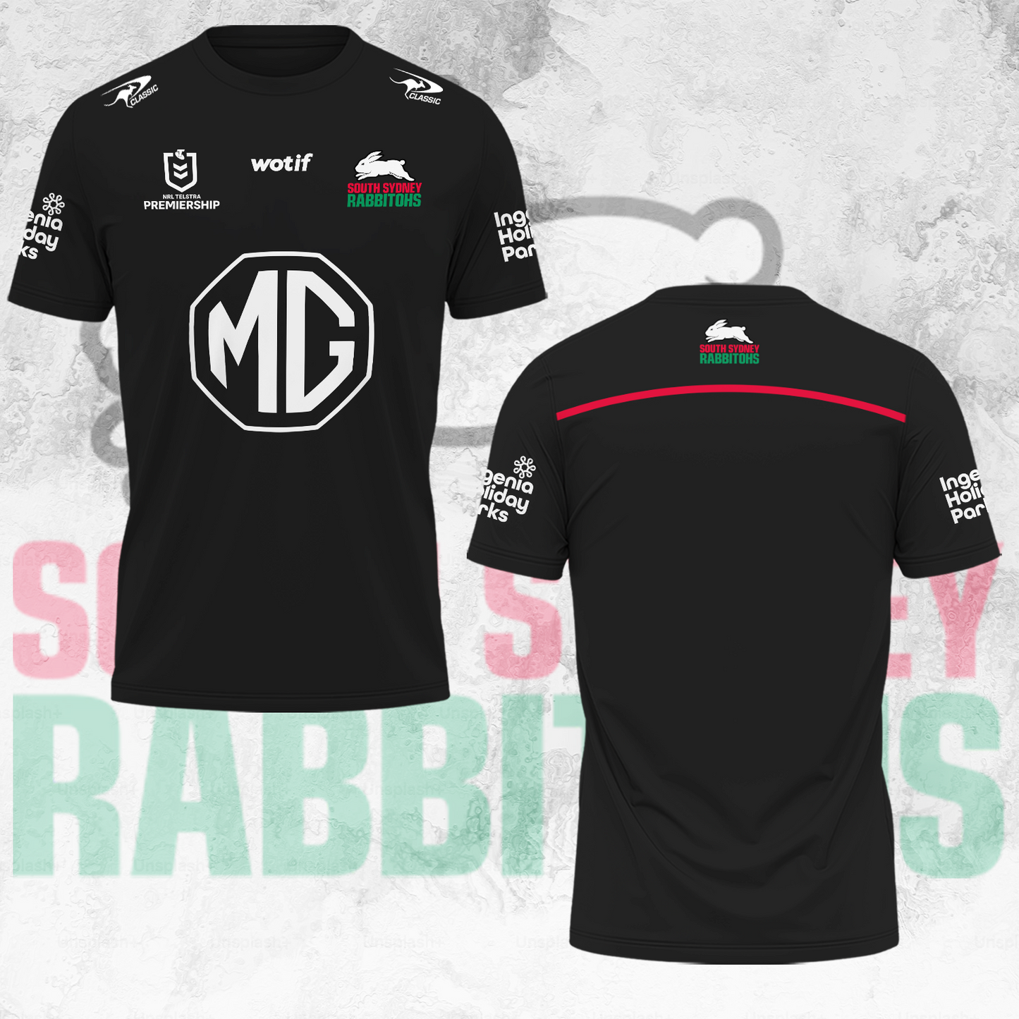 South Sydney Rabbitohs NRL Special Edition T-Shirt TM - You will save more when you buy the clothes and hat combo V2