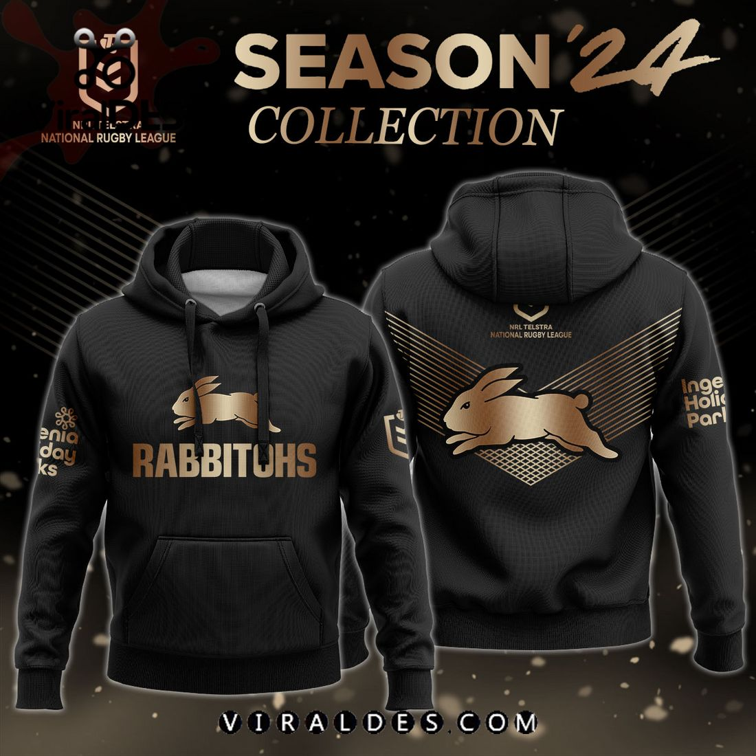 South Sydney Rabbitohs NRL Together Unbreakable Limited Edition Hoodie TM V2