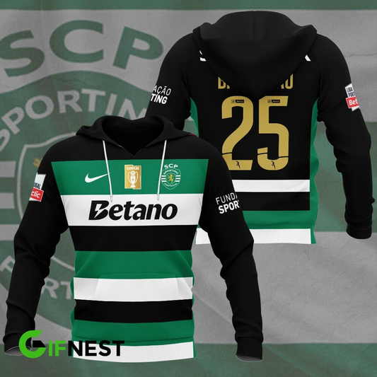 Sporting CP Primeira Liga 2025 Hoodie TM NTA V1