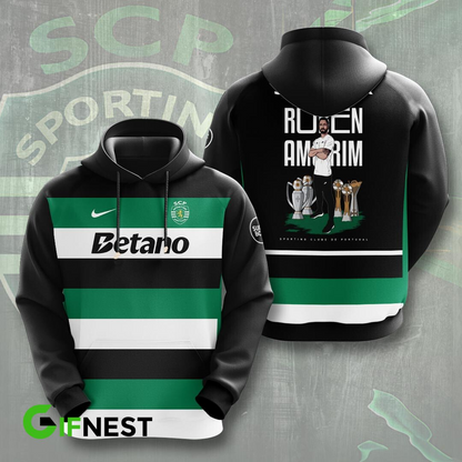 Sporting CP Primeira Liga 2025 Hoodie TM NTA V10