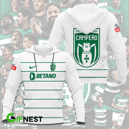 Sporting CP Primeira Liga 2025 Hoodie TM NTA V12
