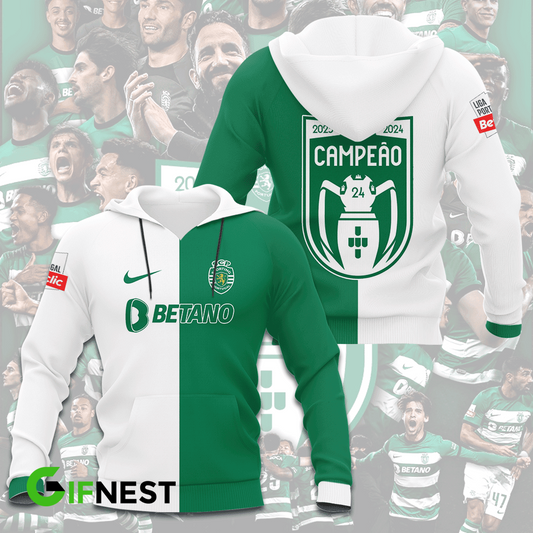 Sporting CP Primeira Liga 2025 Hoodie TM NTA V14