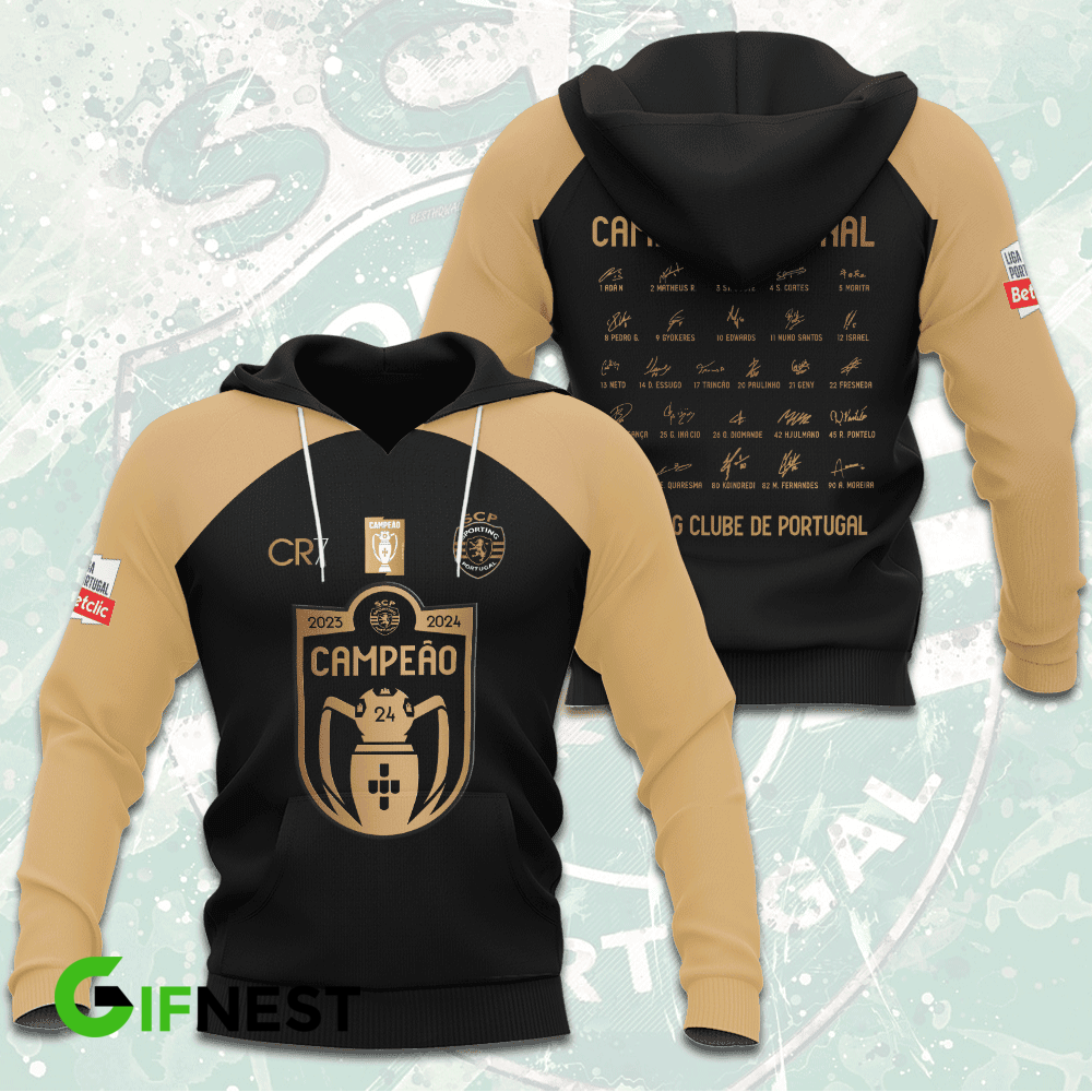 Sporting CP Primeira Liga 2025 Hoodie TM NTA V15