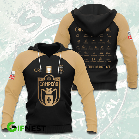 Sporting CP Primeira Liga 2025 Hoodie TM NTA V15