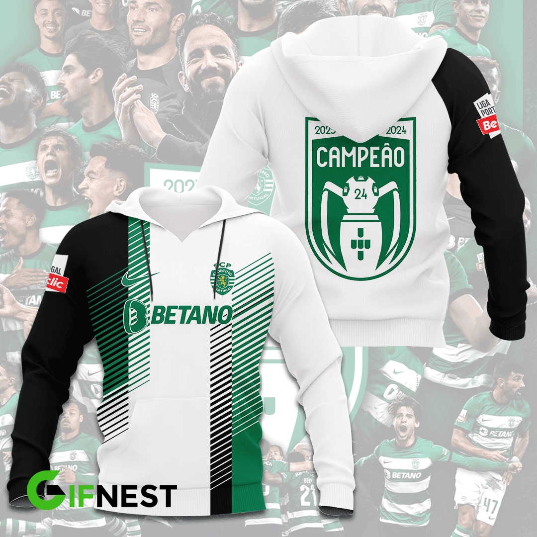 Sporting CP Primeira Liga 2025 Hoodie TM NTA V17