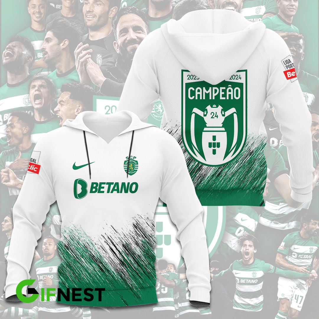 Sporting CP Primeira Liga 2025 Hoodie TM NTA V18