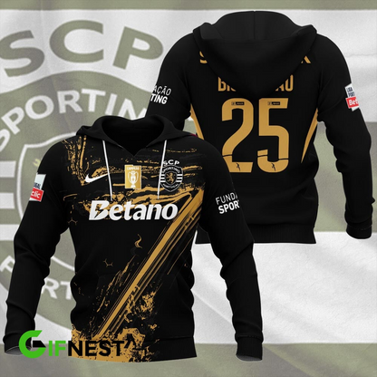 Sporting CP Primeira Liga 2025 Hoodie TM NTA V3