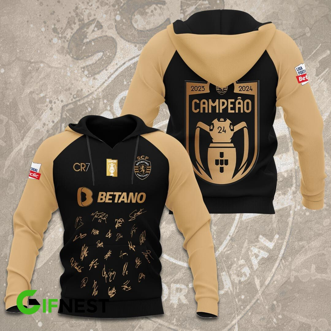 Sporting CP Primeira Liga 2025 Hoodie TM NTA V7