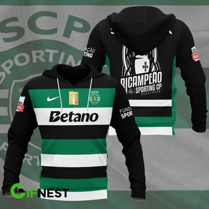 Sporting CP Primeira Liga 2025 Hoodie TM NTA V8