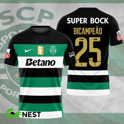 Sporting CP Primeira Liga 2025 T-Shirt TM NTA V1